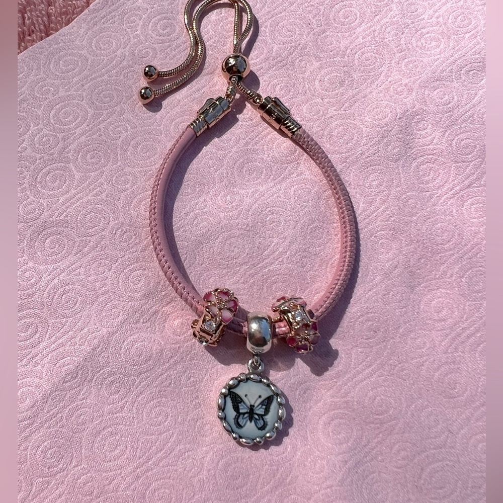 Retired Pandora Butterfly Agate Cameo charm 🦋